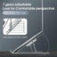 Pro Ambient Light Foldable Fan Cooling Laptop Aluminum Alloy Heightening Stand Carousel 10