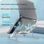 Pro Ambient Light Foldable Fan Cooling Laptop Aluminum Alloy Heightening Stand Carousel 12