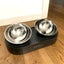 New Stainless Steel Non-Slip Pet Bowl Double Feeder 15 Degree Adjustable CHK29M Carousel 6