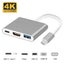Type-C to 4K HDMI VGA USB 3.0 USB-C Hub 3.5 Audio AUX Jack USB 3.1 PD Ada CHK29M Carousel 3