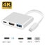 Type-C to 4K HDMI VGA USB 3.0 USB-C Hub 3.5 Audio AUX Jack USB 3.1 PD Ada CHK29M Carousel 4
