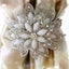Flower Shaped Magnet Curtain Tieback Rings Spring Rhinestone Steel Wire M CHK29M Carousel 6
