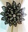 Flower Shaped Magnet Curtain Tieback Rings Spring Rhinestone Steel Wire M CHK29M Carousel 3