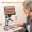 RIEVBCAU Digital Microscope 1200x Magnification HD USB Professional Elect CHK29M Carousel 4