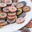 Mixed 2/4 Holes Vintage Mixed Painting Wooden Buttons For Crafts Scrapboo CHK29M Carousel 7