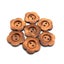 Mixed 2/4 Holes Vintage Mixed Painting Wooden Buttons For Crafts Scrapboo CHK29M Carousel 5