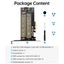 JEYI SK6 M.2 Dual M.2 PCIE 4.0 Adapter for NVMe / NGFF SSD, NVME (m Key) CHK29M Carousel 7