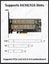 JEYI SK6 M.2 Dual M.2 PCIE 4.0 Adapter for NVMe / NGFF SSD, NVME (m Key) CHK29M Carousel 9