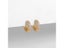 Gold Plated Huggie Earrings With CZ Zircon Thin Ear Hoops For Women's Ear Carousel 6