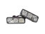 2pcs 12V 3 LED 6000K Waterproof Car Daytime Running Light DRL Fog Light Bulb Carousel 7