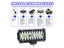 2pcs 7 Inch 240W LED Work Light Bar Flood Spot Beam For Motorcycle Tractor Boat Carousel 3