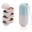 grain fiber weekly medicine case moisture proof medicine organizer grain fiber Carousel 8