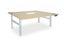 Enhance 1600mm x 800mm Electric Shared Standing Desk - White / Autumn Oak, He... Carousel 1