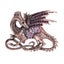 Animal Brooch Fierce Dragon Rhinestone Lapel Pin Fashionable For Women Men purp Carousel 1