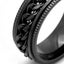 titanium chain ring rotatable chain ring Decompression Chain Ring Titanium Steel Carousel 6
