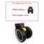Plug-In Detachable Wheel Dismountable Removable Universal Wheels Suitcase CHK29M Carousel 6