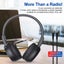 Portable Personal FM Radio Rechargeable Headphone Ear Muffs Foldable Desi CHK29M Carousel 7