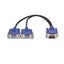 VGA Splitter Cable 1 Computer to Dual 2 Monitor Adapter Y Splitter Male t CHK29M Carousel 2