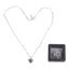heart rhinestone necklace silver rhinestone necklace s925 collarbone chain S925 Carousel 8