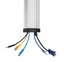 BRATECK 2-Channel 1604X92mm Slim Aluminium Floor Cable Cover. Flexible Lid De... Carousel 4