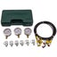 Pressure Tester Diagnostic Coupling Test Kit 6 Couplings 3 Hose 3 Gauge 600Bar Carousel 4