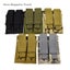 Double Pistol Mag Pouch Molle Tactical 9mm Magazine Pouch Belt Dual Carousel 2