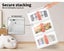 Plastic Storage Containers Stackable Large Clothes Organiser Foldable Toy Boxes Carousel 6