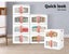 Plastic Storage Containers Stackable Large Clothes Organiser Foldable Toy Boxes Carousel 7