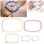 5Pcs Embroidery Hoops Square Cross-Stitch Hoop Carousel 3