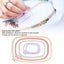 5Pcs Embroidery Hoops Square Cross-Stitch Hoop Carousel 5