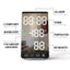 LED Mirror 6-inch Touch Button Alarm Clock Carousel 8