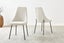 Set of 2 Shangri-La Lucca Boucle Dining Chairs (Boucle Beige) Carousel 4