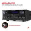 Karaoke Amplifier 2x 300W Black Carousel 11
