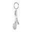 12Pcs Mini Metal Sports Keychain Badminton Racket Carousel 2