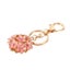 Cute Crystal Rhinestone Flower Keyring Keychain Carousel 1