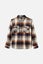 Brixton Unisex Bowery LS Flannel in Joe Blue/Off White Carousel 4