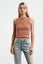 Neuw Jonesy Singlet in Terracotta Carousel 1