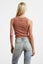 Neuw Jonesy Singlet in Terracotta Carousel 4