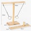 Throwing Hook and Ring Interactive Wooden Toss Game Carousel 7