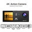 4K WiFi Action Camera with Remote Control and Waterproof Case Carousel 3