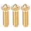 3d printer brass hotend nozzle 3d printer extruder nozzle 3Pcs 3D Printer Brass Carousel 8