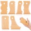 7Pcs Pottery Trimming Tools Clay Foot Shaper Texture Profile Rib Bundle Pottery Carousel 1