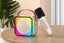 Mini Karaoke Machine Portable Bluetooth Speaker With Wireless Microphones Carousel 7