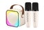 Mini Karaoke Machine Portable Bluetooth Speaker With Wireless Microphones Carousel 9