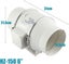 Inline Extractor Fan Exhaust Duct Fan Carousel 8
