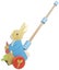 Peter Rabbit: Wooden Push Along Carousel 1