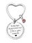To My Nan - Keyring with Red Diamante Carousel 1