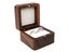Single Slot Wood Ring Box Sponge Inside Jewelry Box Wedding Ring Case White Carousel 1