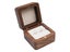 Single Slot Wood Ring Box Sponge Inside Jewelry Box Wedding Ring Case White Carousel 2