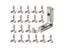 20Pc Aluminum Extrusion Profiles 1515 3030 Series L-Shape T Slot Europe Carousel 3